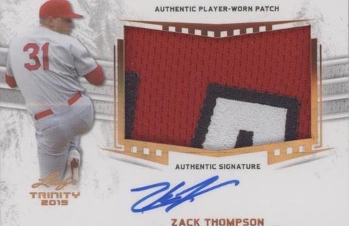 2019 Leaf Trinity - Zack Thompson #PA-ZT1