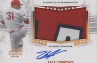 2019 Leaf Trinity - Zack Thompson #PA-ZT1