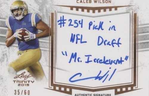 2019 Leaf Trinity Caleb Wilson #A-CW1