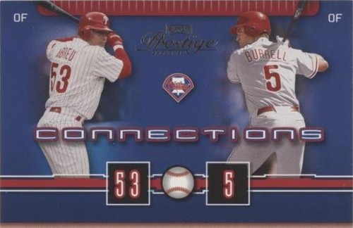 2003 Playoff Prestige - Bobby Abreu Pat Burrell #C-49