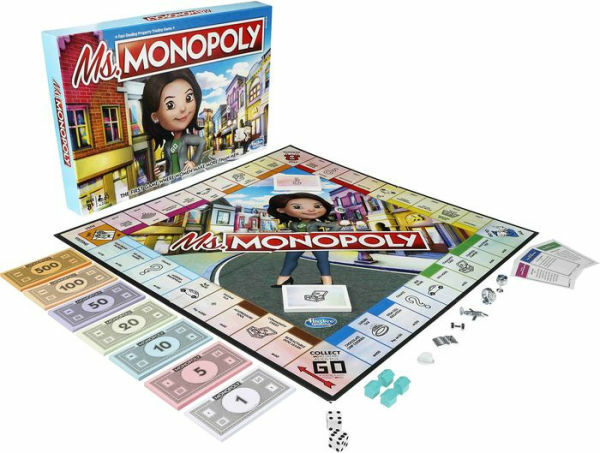 Новинка от Hasbro * Мисс Монополия * Настольная игра для женщин-инвесторов от 8 лет и старше 