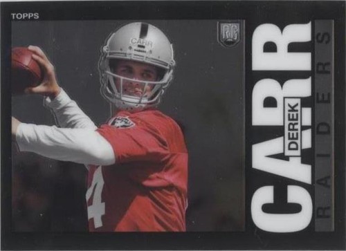 2014 Topps Chrome Mini Derek Carr #18