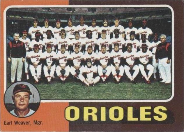 1975 Topps Mini - Earl Weaver #117