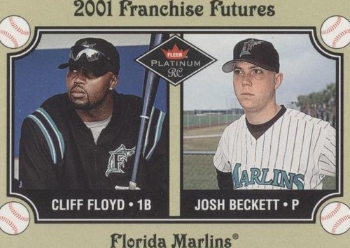 2001 Fleer Platinum - Cliff Floyd Josh Beckett #471