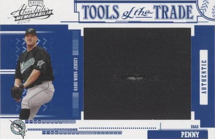 Playoff Absolute Memorabilia 2005 - Brad Penny #TT-56