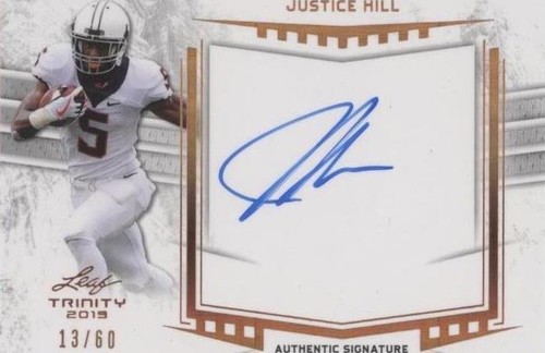 2019 Leaf Trinity Justice Hill #A-JH1