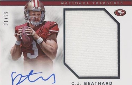 2017 Panini National Treasures C.J. Beathard #RMS-CJ