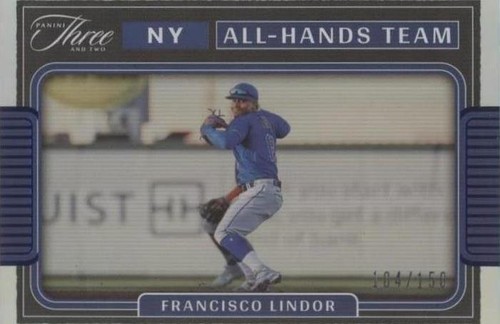 2022 Panini Three and Two - Francisco Lindor #AHT-2