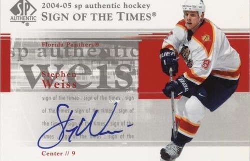 2004-05 SP Authentic - Stephen Weiss #ST-SW
