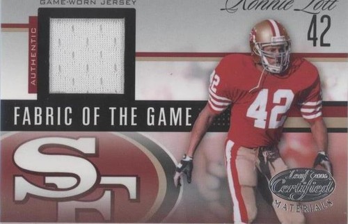 2006 Leaf Certified Materials Ronnie Lott #FOTG-42
