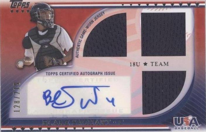 2010 Topps бейсбольная команда США - Blake Swihart #USAAR-BSW