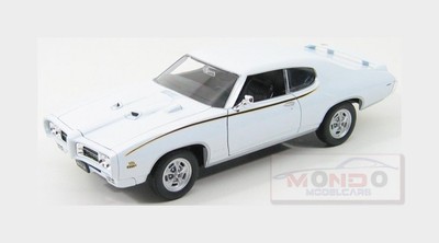 Pontiac Gto 1969 White WELLY 1:24 WE22501W Model