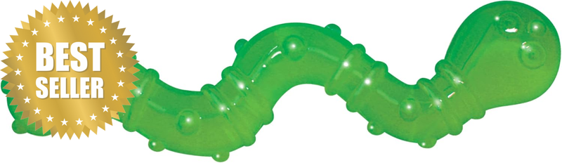 Petstages Orkakat Wiggle Worm Dental Catnip Cat Chew Toy