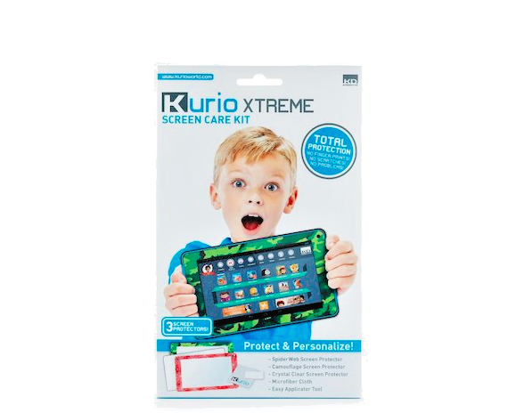 UPC 801561964462 product image for Kurio Xtreme Screen Care Kit (green Camo/ Spider Web/ Clear) | upcitemdb.com