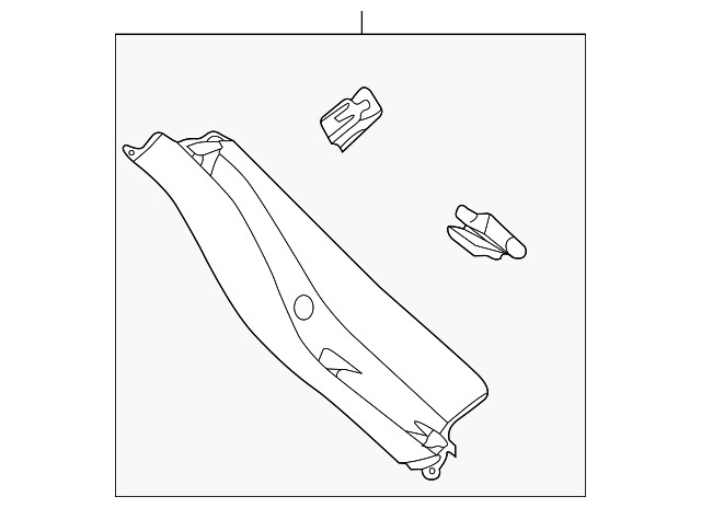 2015-2018 Ford Focus Side Trim Panel- Right Lift Gate
