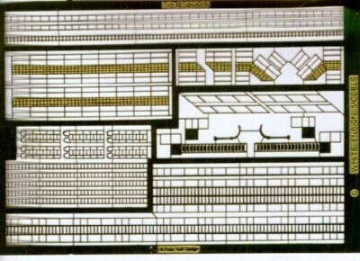 WEM (PE35010) 1:350 Ladders & Walkways Etched Parts