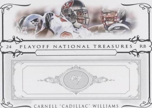 2007 Playoff National Treasures Cadillac Williams #25