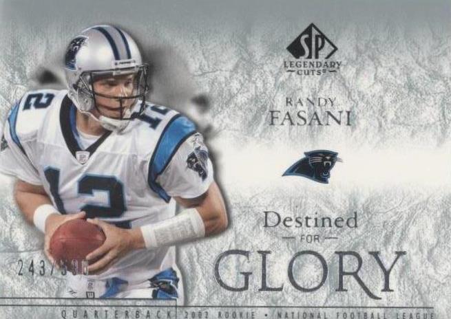 2002 SP Legendary Cuts Randy Fasani #143