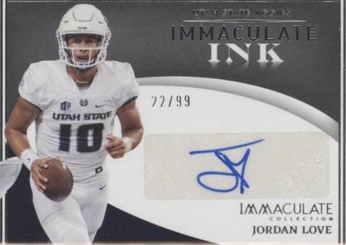 2022 Panini Immaculate Collection Collegiate Jordan Love #IN-JLO