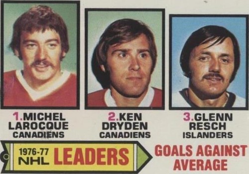 1977-78 Topps - Glenn Resch Ken Dryden Michel Larocque #6