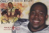 2011 SAGE Hit Nick Fairley #WS 11