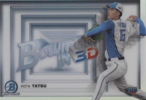 2022 Bowman NPB Nippon Professional Baseball - Kota Tatsu #3DB-11