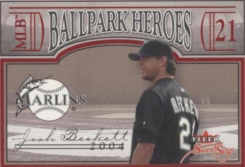 2004 Fleer Sweet Sigs - Josh Beckett #16 BH