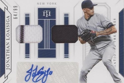2019 Panini National Treasures - Jonathan Loaisiga #GGS-JL