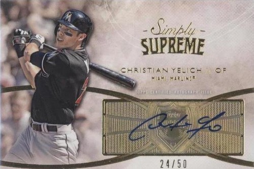 2014 Topps Supreme - Christian Yelich #SSU-CY