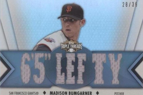 2012 Topps Triple Threads - Madison Bumgarner #TTR-30