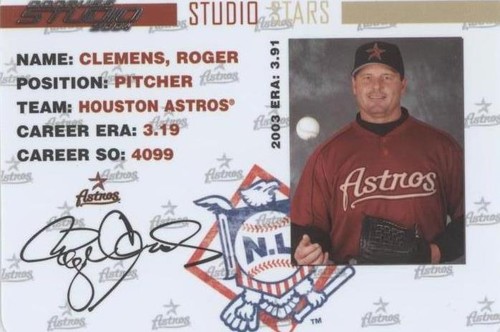 2004 Donruss Studio - Roger Clemens #SS-42