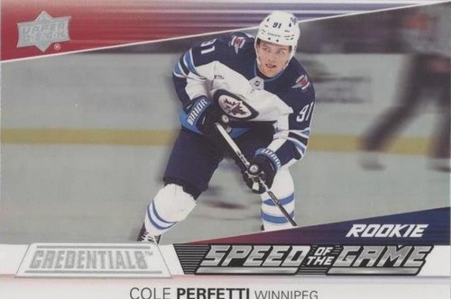 2021-22 Upper Deck Credentials - Cole Perfetti #SGR16
