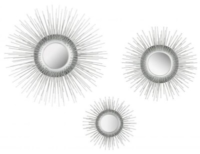 Safavieh Sunburst Triptych Mirror, Reduced Price 2172702642 MIR4038B