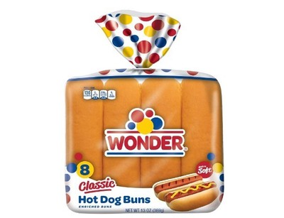 Wonder Bread Classic Hot Dog Buns (pack of 2) 13 oz Bag