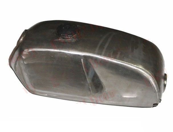 New Bare Metal Steel General 5-Star TE Puch Moped Petrol Fuel Tank With Cap 