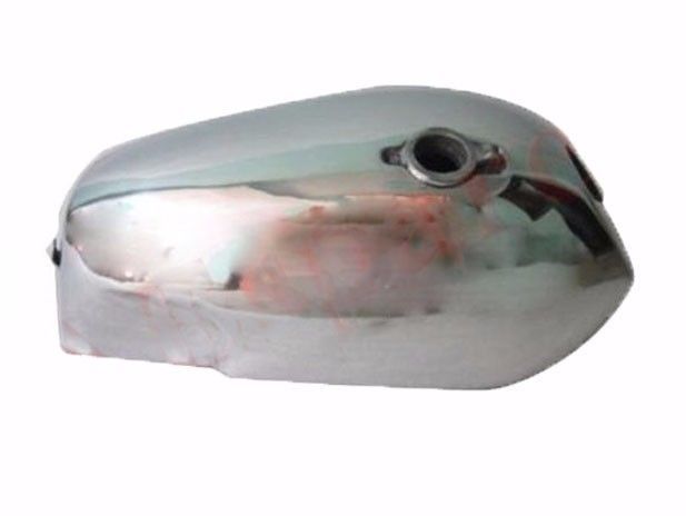 For Norton Fastback Commando Polished Aluminium Gas Fuel Tank Reproduction  