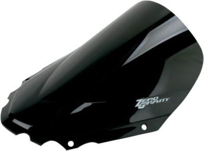 Zero Gravity Double Bubble Windscreen Dark Smoke for Kawasaki KLR650 2008-2018