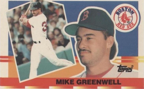 1990 Topps Big Mike Greenwell Baseball Card #61 Red Sox OF