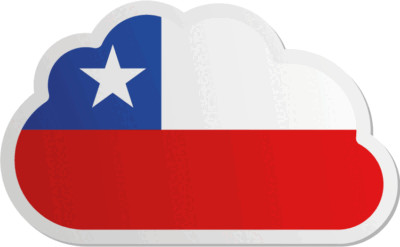 Chile Cloud Car Bumper Sticker Decal