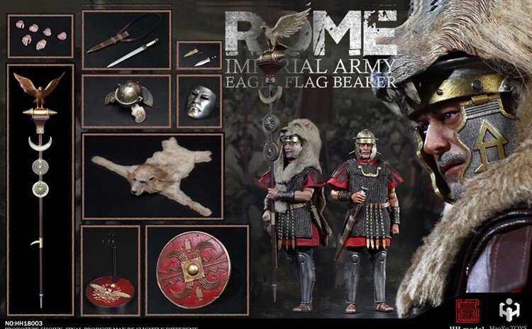 HH Model x HaoYuTOYS ローマ帝国 軍団旗手 HH18003 HH Model X HaoYuTOYS 1/6 ROME Imperial Army— Eagle Flag