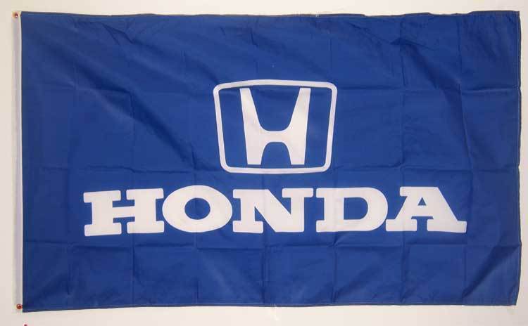 NEW 3X5ft HONDA BLUE CAR DEALER FLAG BANNER superior qlty fade resist us seller