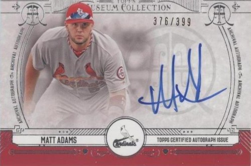 2015 Topps Museum Collection - Matt Adams #AA-MAD