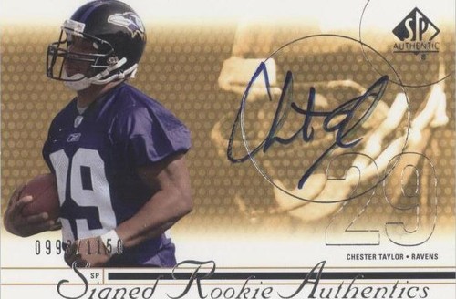 2002 SP Authentic Chester Taylor #191