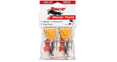 Tomcat Mouse Traps (Wooden), 4 Traps