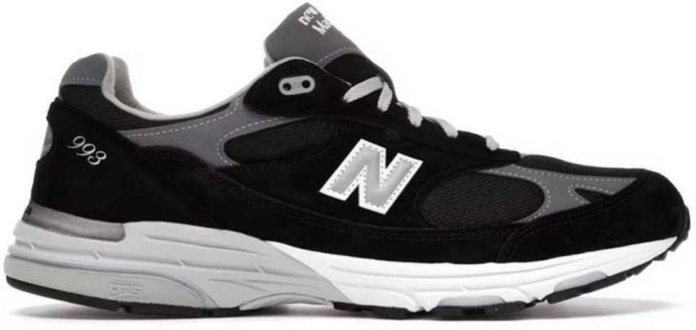 Size 8.5 - New Balance 993 Made In USA Black White for sale online 