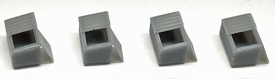 3D PRINTED OPEN DUMPSTERS N Model Railroad Structure Unpainted Resin PP30516
