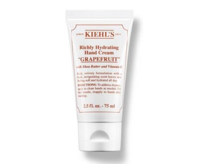 Kiehl's Richly Hydrating Grapefruit Scented Hand Cream 2.5 oz/75ml New Sealed