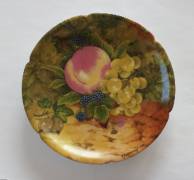 Rochard Limoges France Hand Painted Set of 6