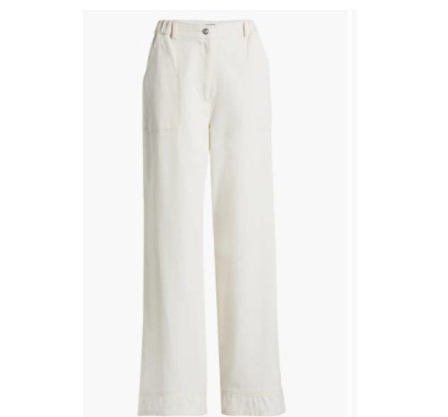 MEER. MAT SATIN RELAX PANTS ホワイト MAT SATIN RELAX PANTS /WHT B343 - MEER.