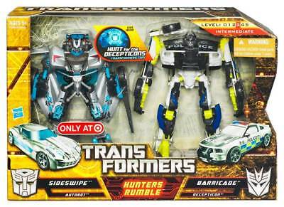 Transformers Hunters Rumble Sideswipe Vs. Barricade Target Exclusive See details